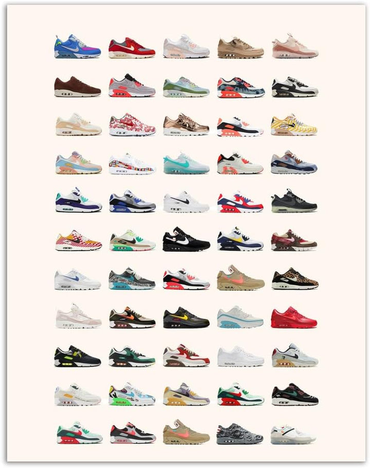 Wall Wonders Sneaker Head Wall Art – Jordan Evolution Print