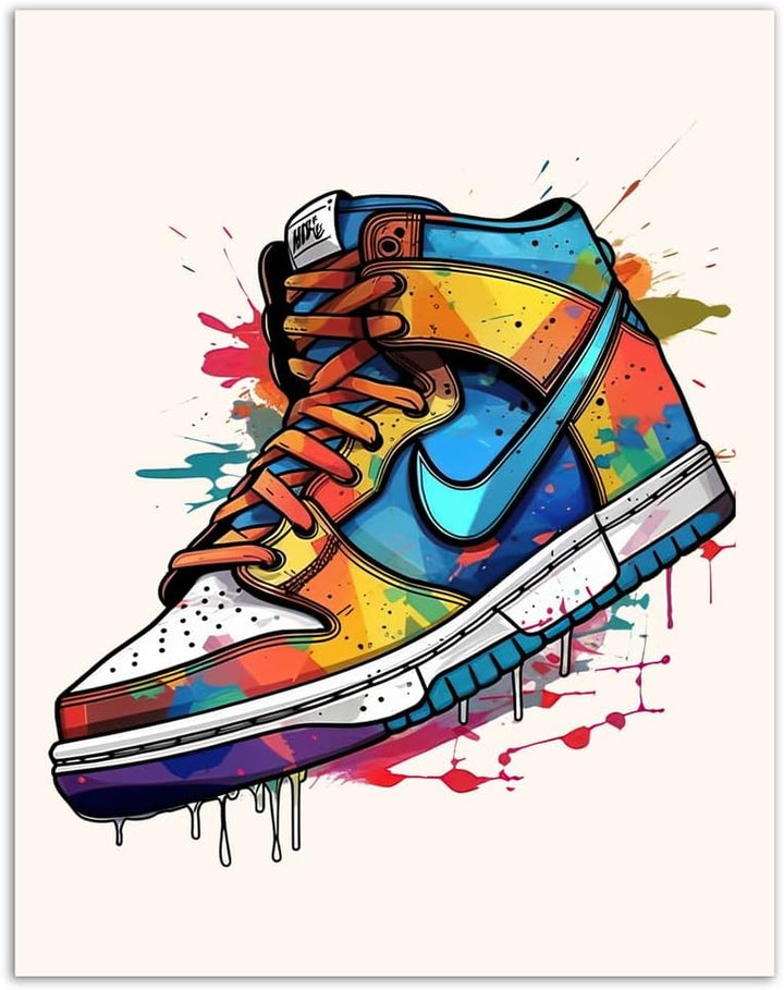 Wall Wonders Sneaker Head Wall Art – Jordan Evolution Print