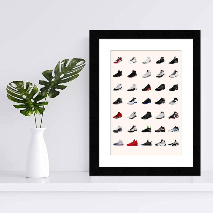 Wall Wonders Sneaker Head Wall Art – Jordan Evolution Print