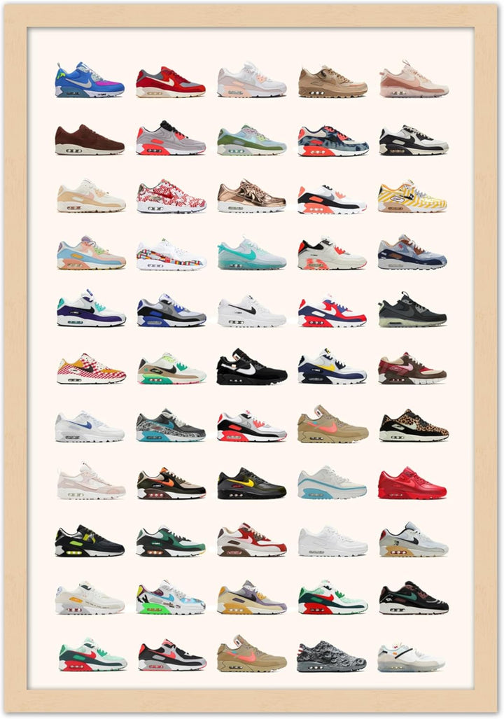 Wall Wonders Sneaker Head Wall Art – Jordan Evolution Print