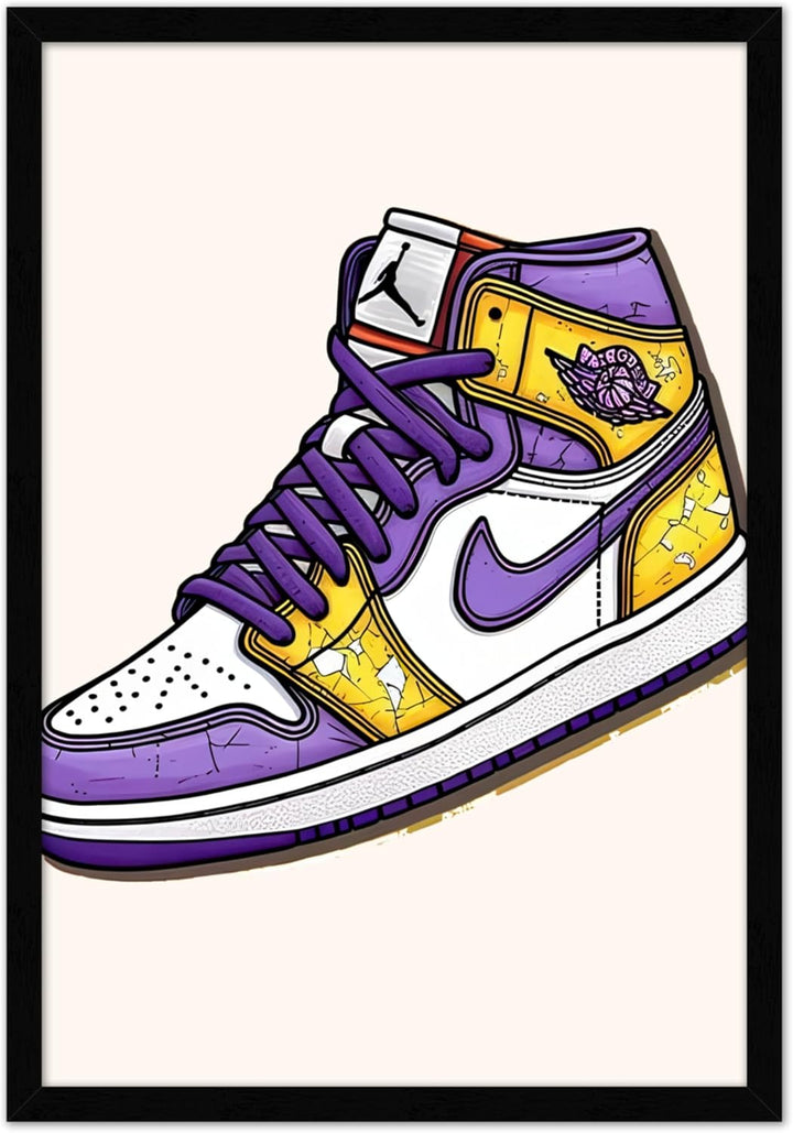 Wall Wonders Sneaker Head Wall Art – Jordan Evolution Print