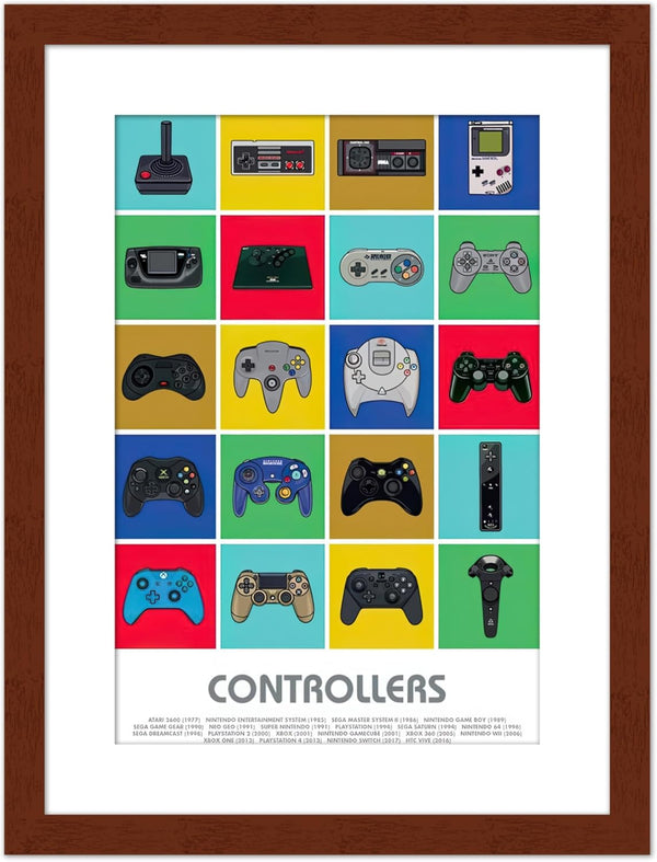 Color_Retro Video Game Console