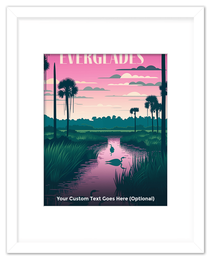 Wall Wonders Everglades National Park Wall Art Decor Poster Photo Print, Ideal For Home or Office - Front View