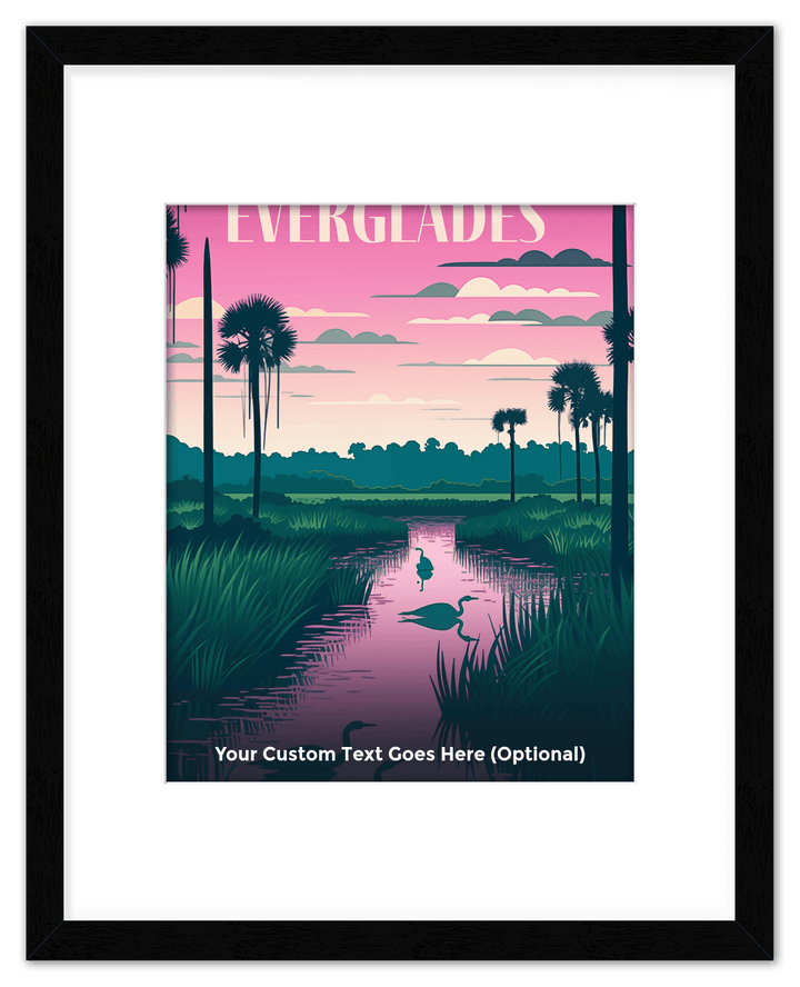 Wall Wonders Everglades National Park Wall Art Decor Poster Photo Print, Ideal For Home or Office - Front View