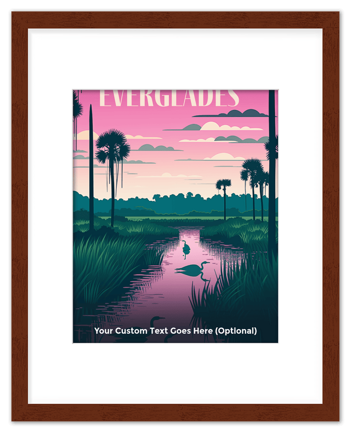 Wall Wonders Everglades National Park Wall Art Decor Poster Photo Print, Ideal For Home or Office - Front View