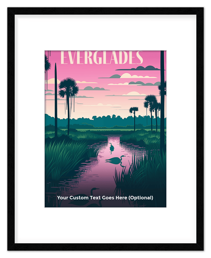 Wall Wonders Everglades National Park Wall Art Decor Poster Photo Print, Ideal For Home or Office - Front View