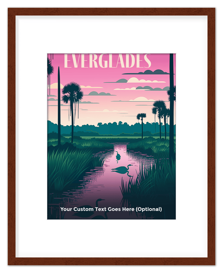 Wall Wonders Everglades National Park Wall Art Decor Poster Photo Print, Ideal For Home or Office - Front View