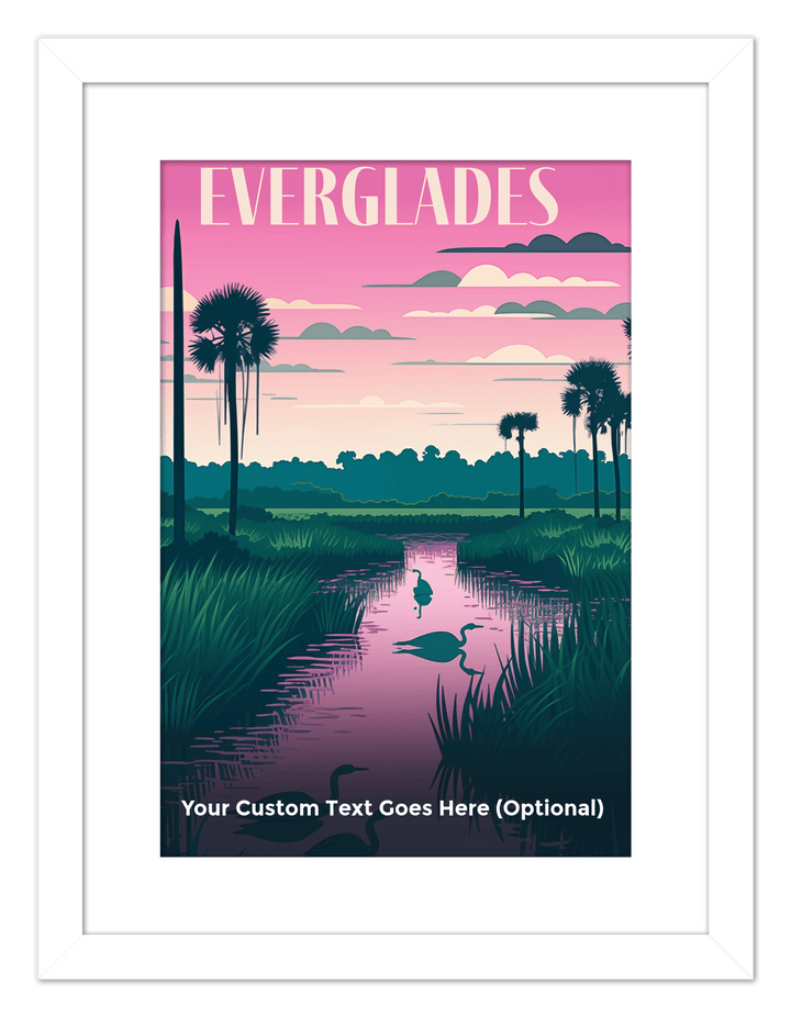 Wall Wonders Everglades National Park Wall Art Decor Poster Photo Print, Ideal For Home or Office - Front View