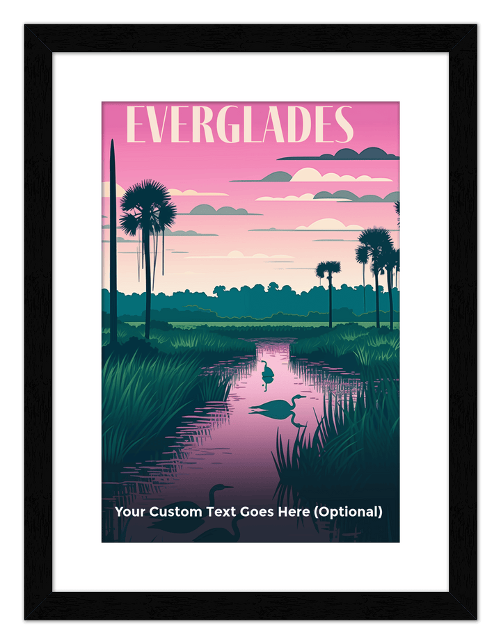 Wall Wonders Everglades National Park Wall Art Decor Poster Photo Print, Ideal For Home or Office - Front View