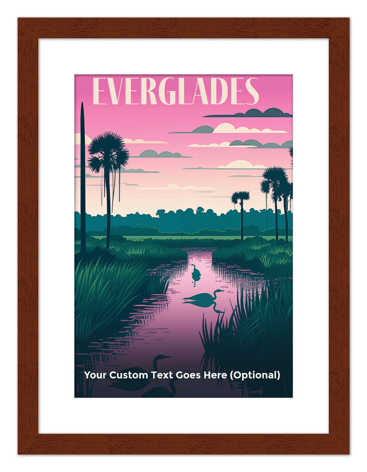 Wall Wonders Everglades National Park Wall Art Decor Poster Photo Print, Ideal For Home or Office - Front View